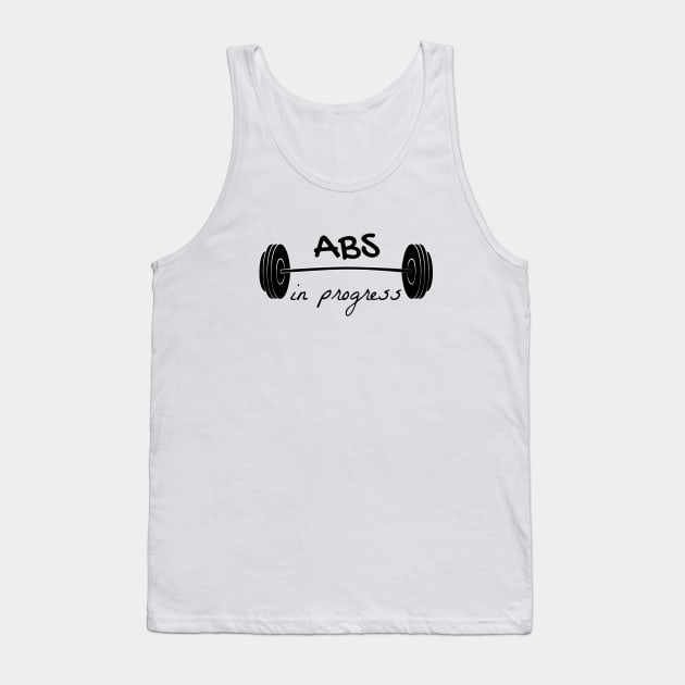 Abs in progress Tank Top by Pipa's design